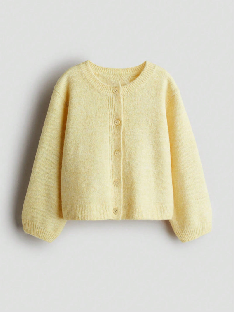 Button Front Knit Cardigan