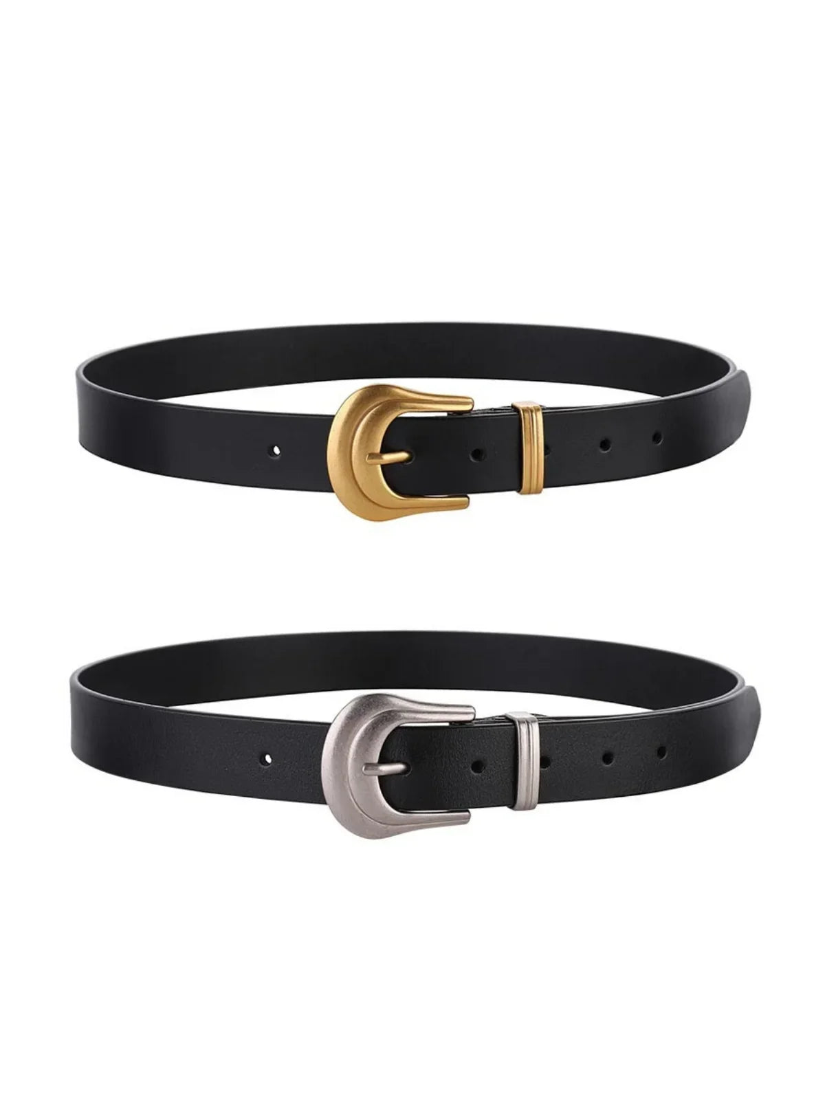 Always Elegant Distressed Cowhide Belt - LA FEMME WANDERER