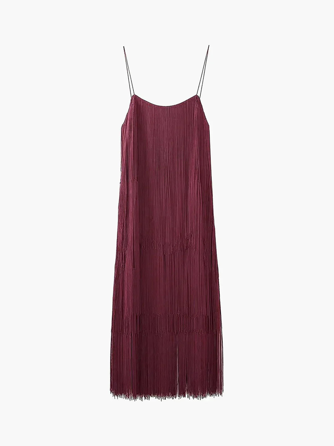 Florence Fringed Open Back Short Dress - LA FEMME WANDERER