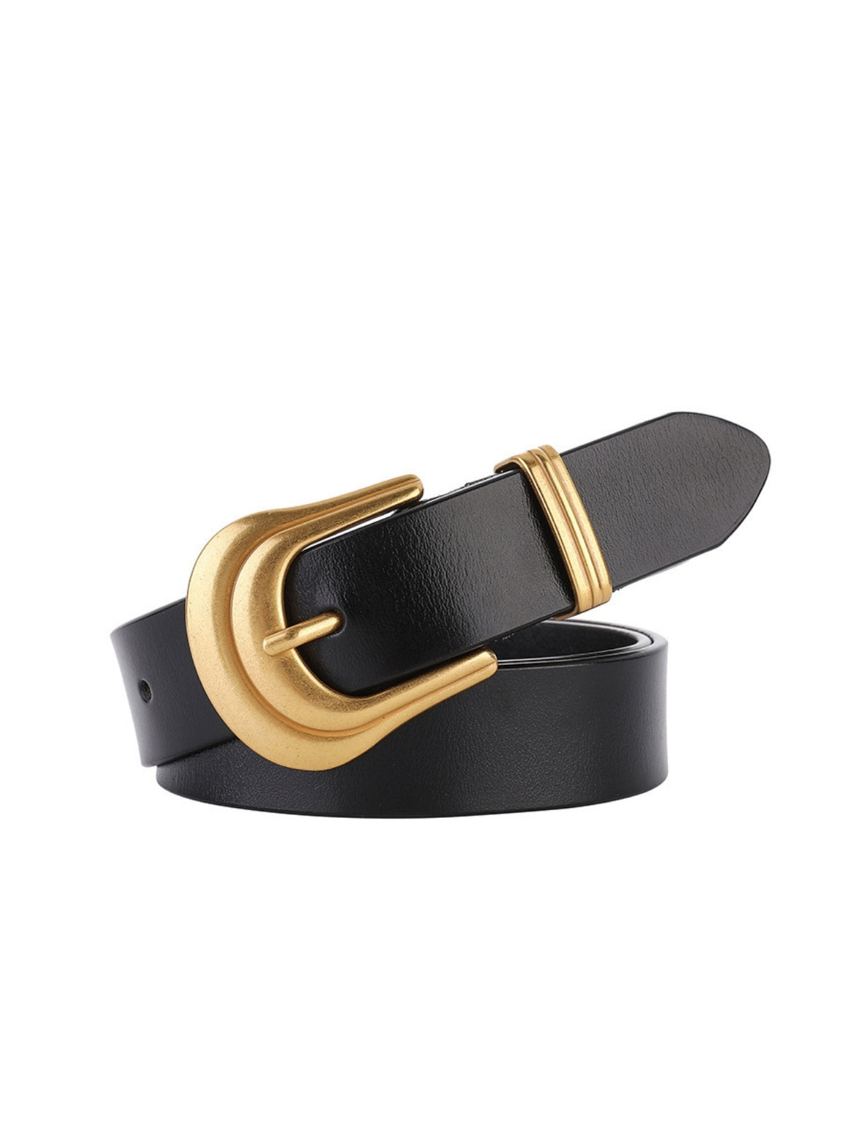 Always Elegant Distressed Cowhide Belt - LA FEMME WANDERER