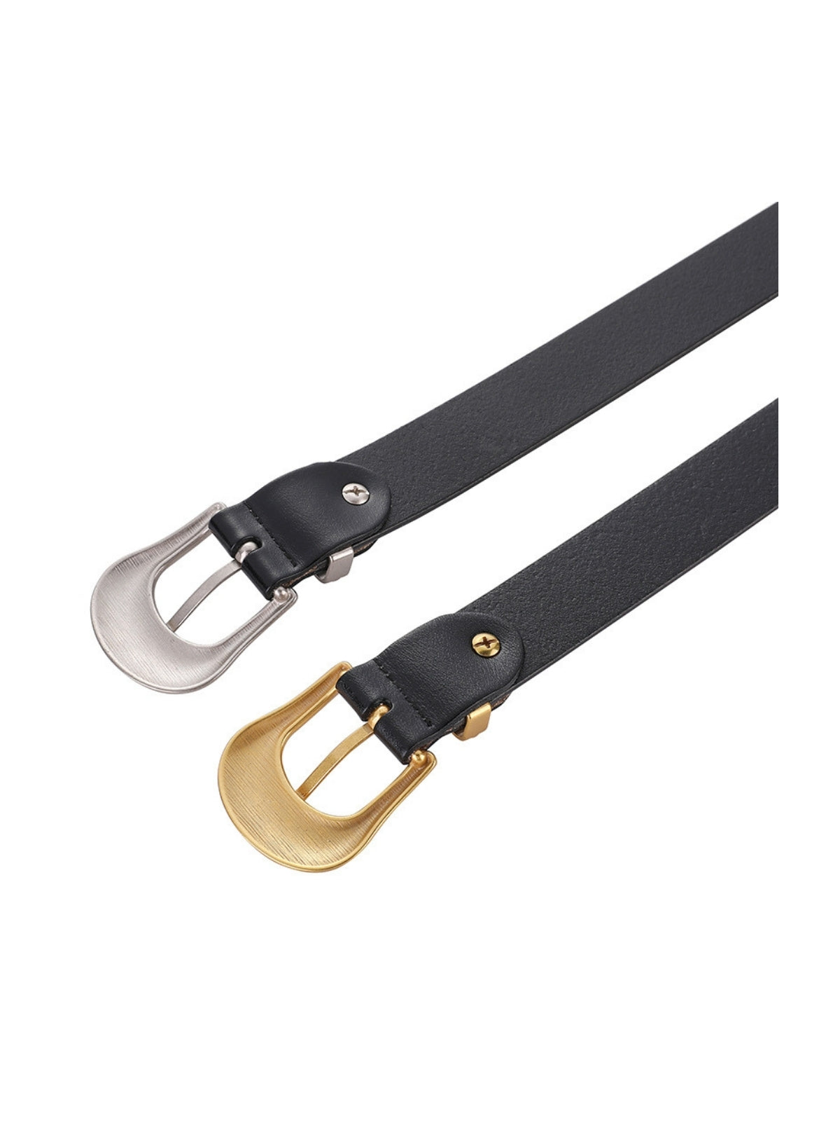 Always Elegant Distressed Cowhide Belt - LA FEMME WANDERER