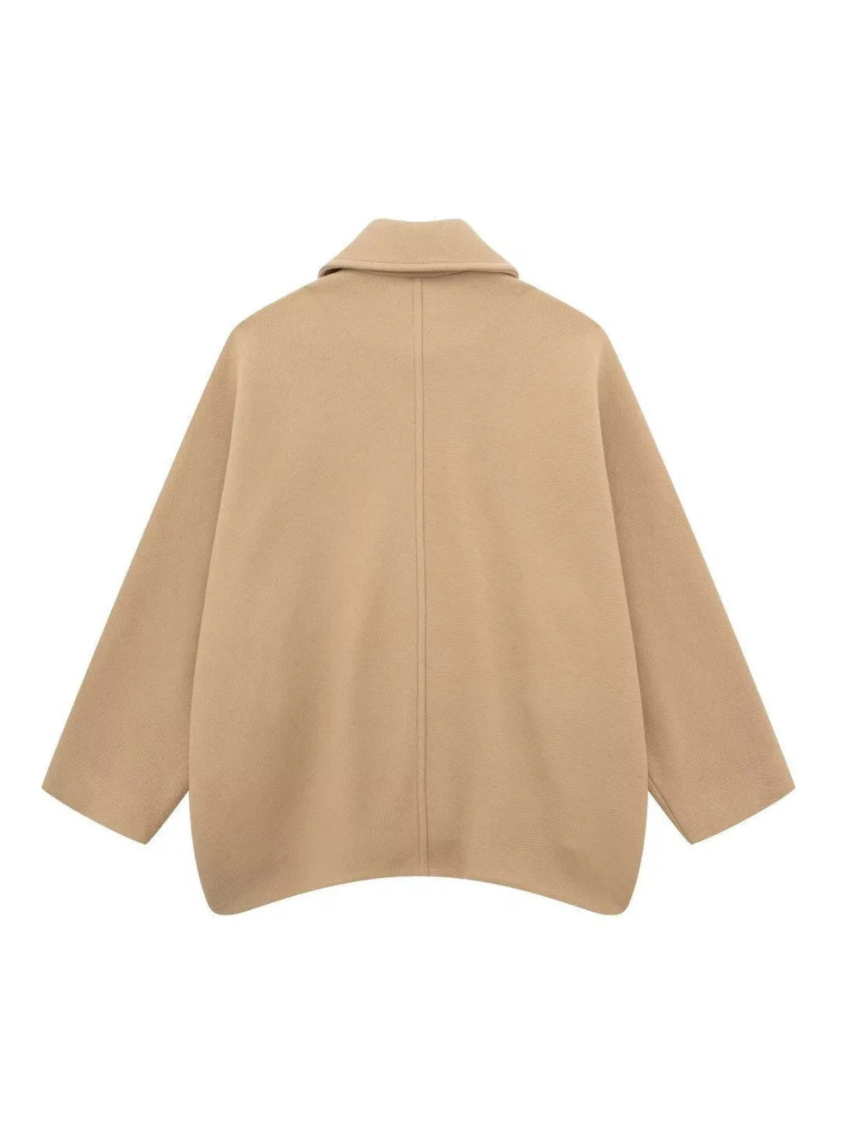 Solid Oversized Pocket Button Coat - LA FEMME WANDERER