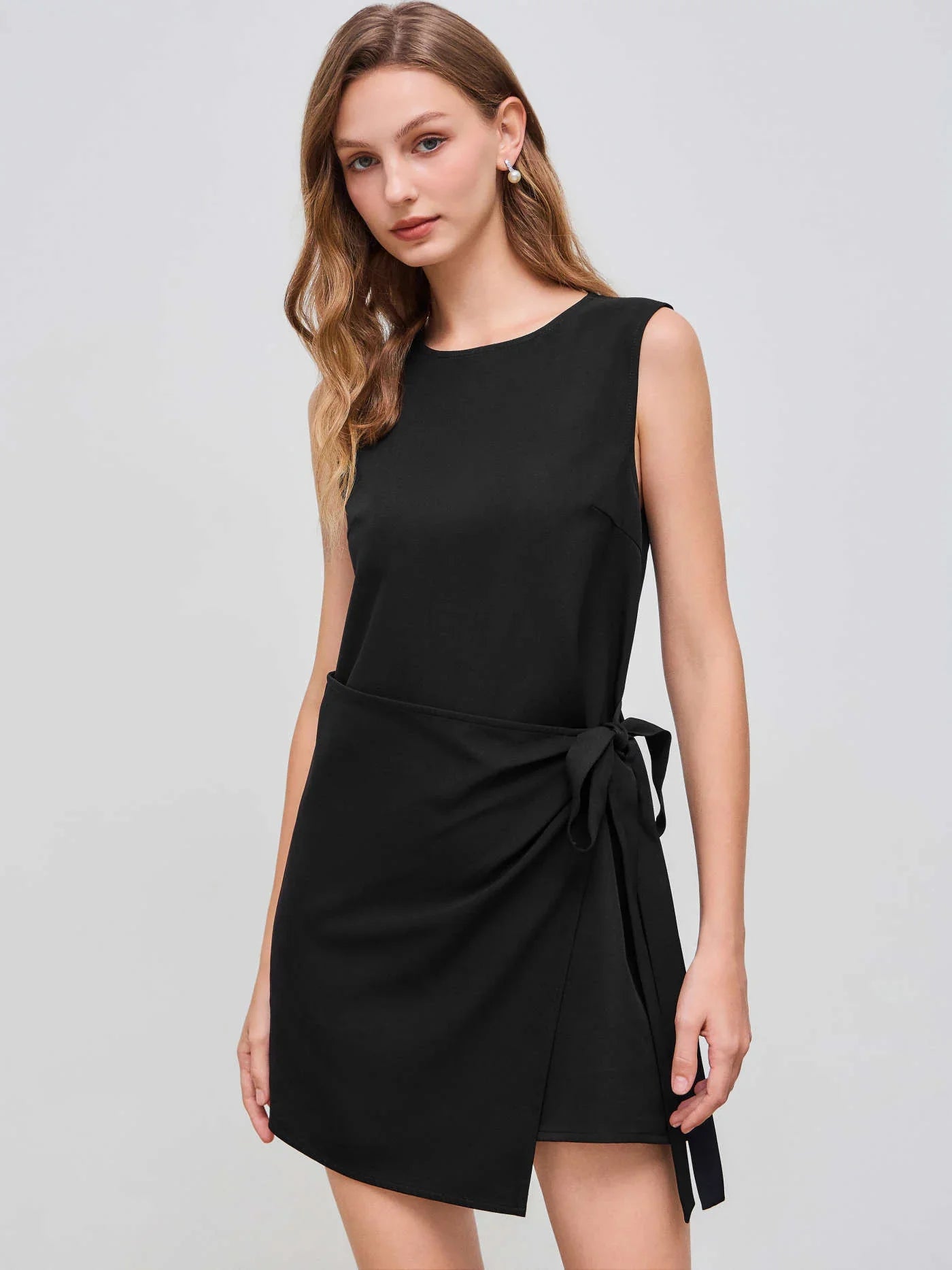 Elegant Must-have Dress With Belt - LA FEMME WANDERER