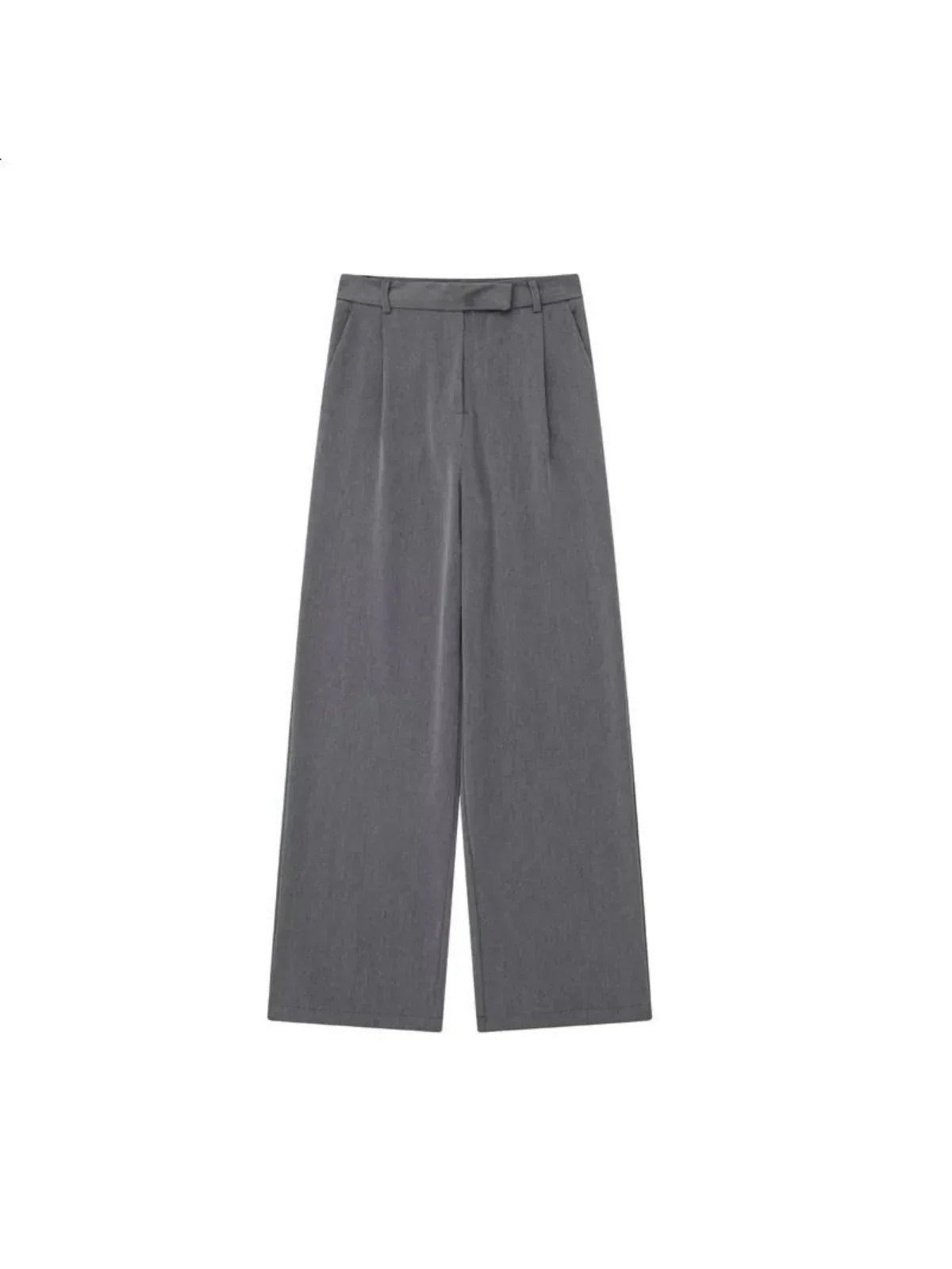 Elegant Casual Loose High Waist Straight-leg Pants - LA FEMME WANDERER