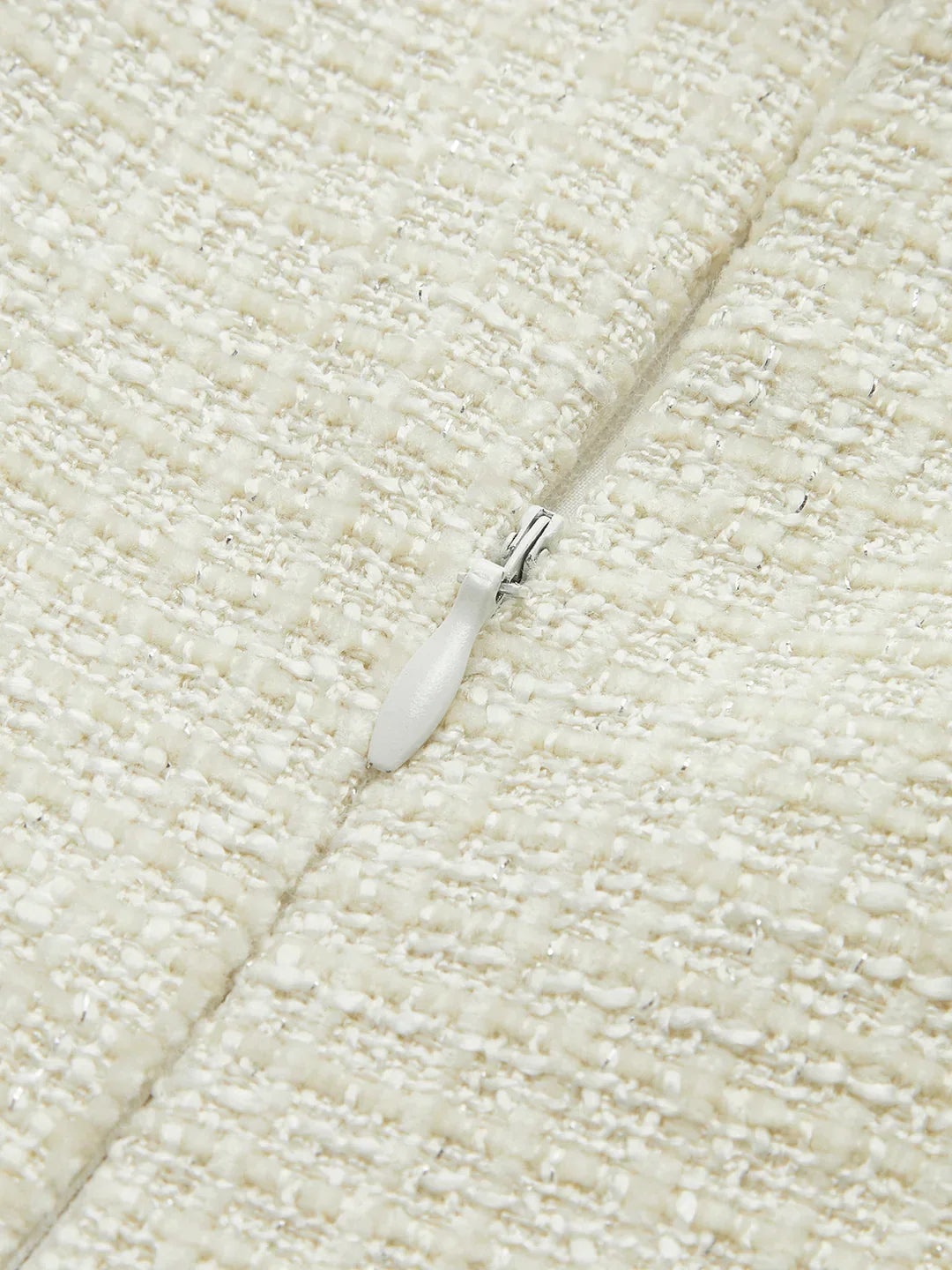 Elegant Style Tweed Pleated Strappy Dress - LA FEMME WANDERER