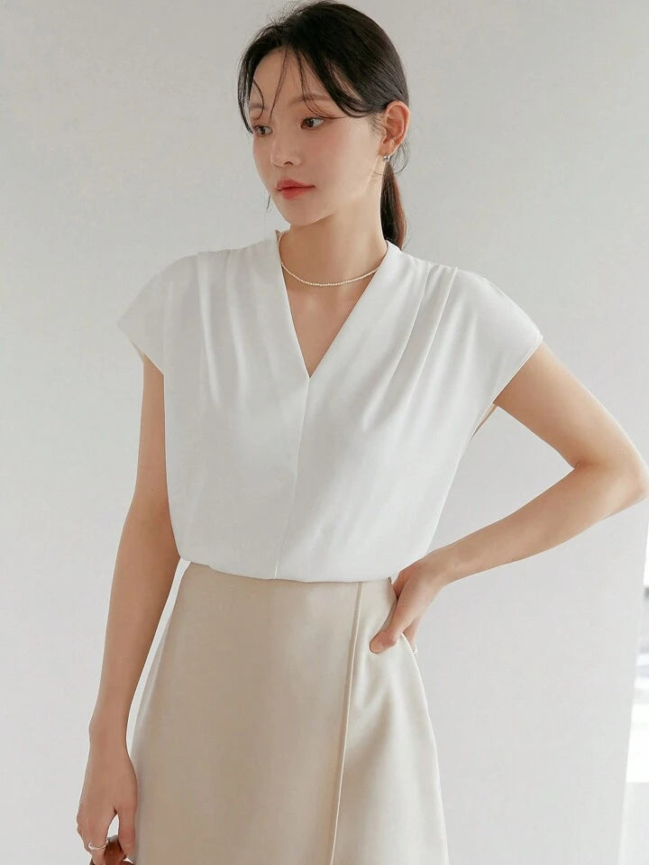 Luxe Line Relaxed Workwear Top