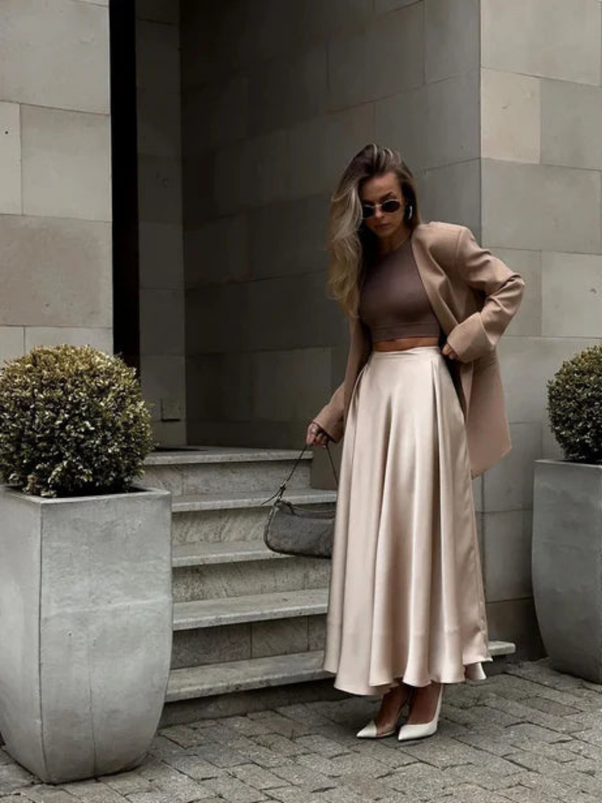 Jolli Satin Skirt - LA FEMME WANDERER