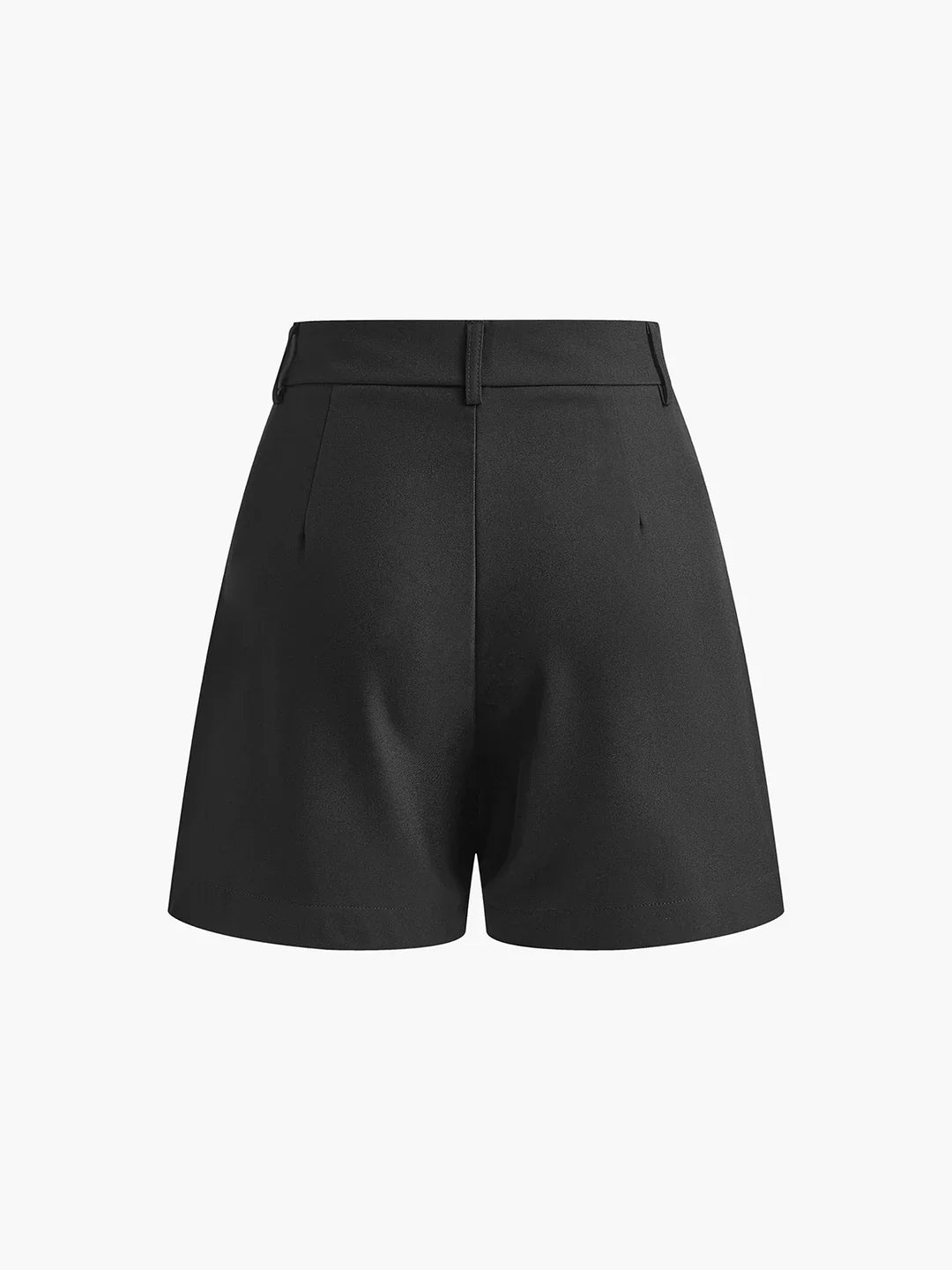 Semi-Sheer Mid-Waist Shorts Without Belt - LA FEMME WANDERER