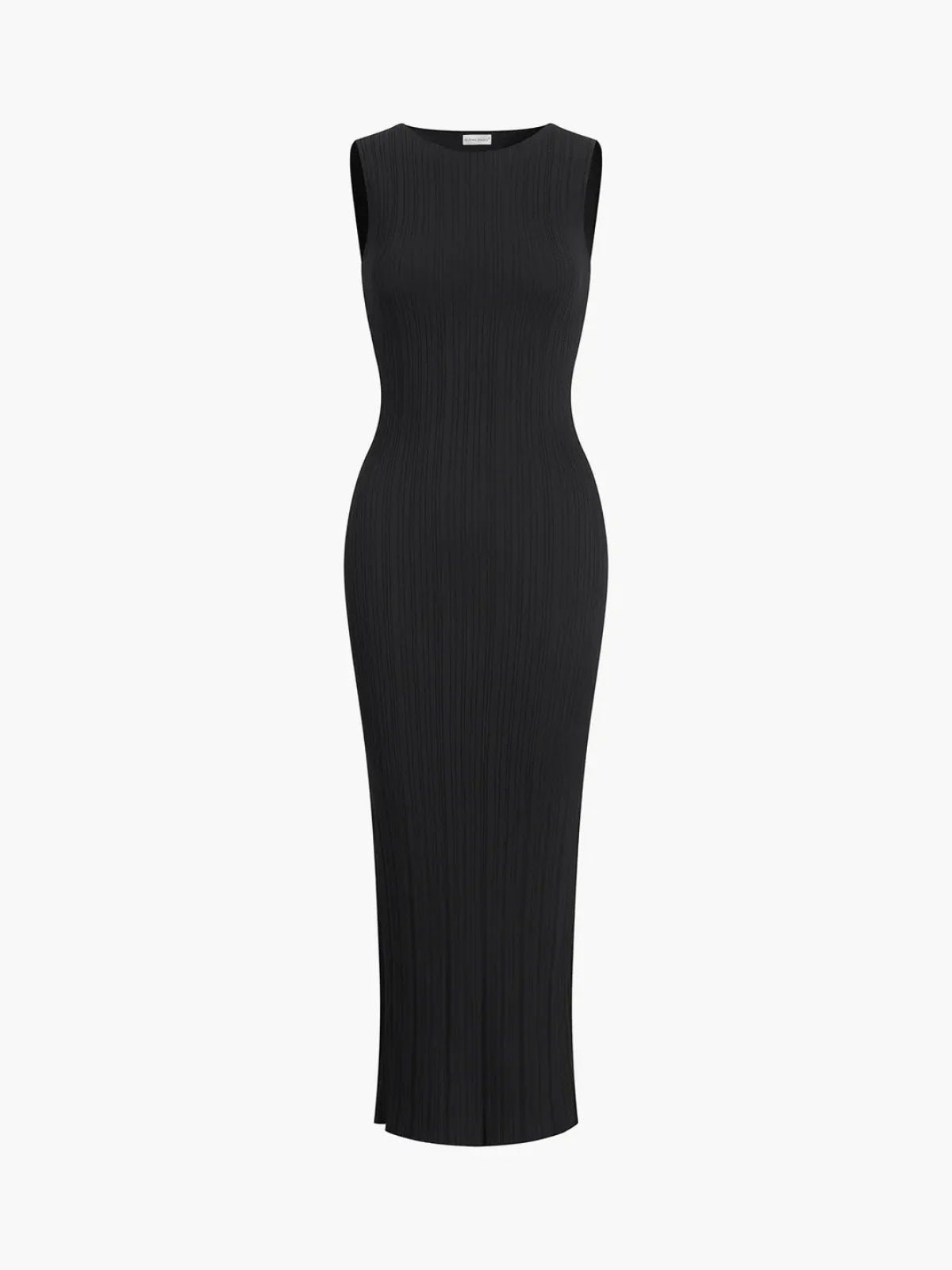 Effortless Lines Ribbed Dress - LA FEMME WANDERER
