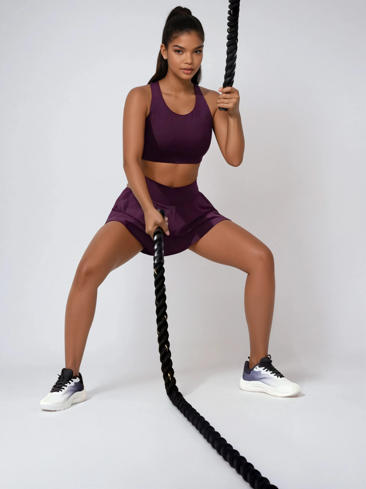 Pantaloncini da corsa antisudore con tasche a vita media e asciugatura rapida