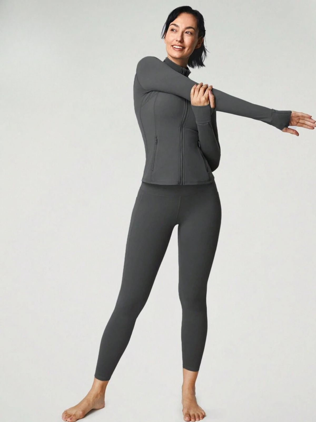 Leggings a vita alta Soft Move con fibra Tactel elasticizzata in quattro direzioni per studio yoga per tutti i livelli