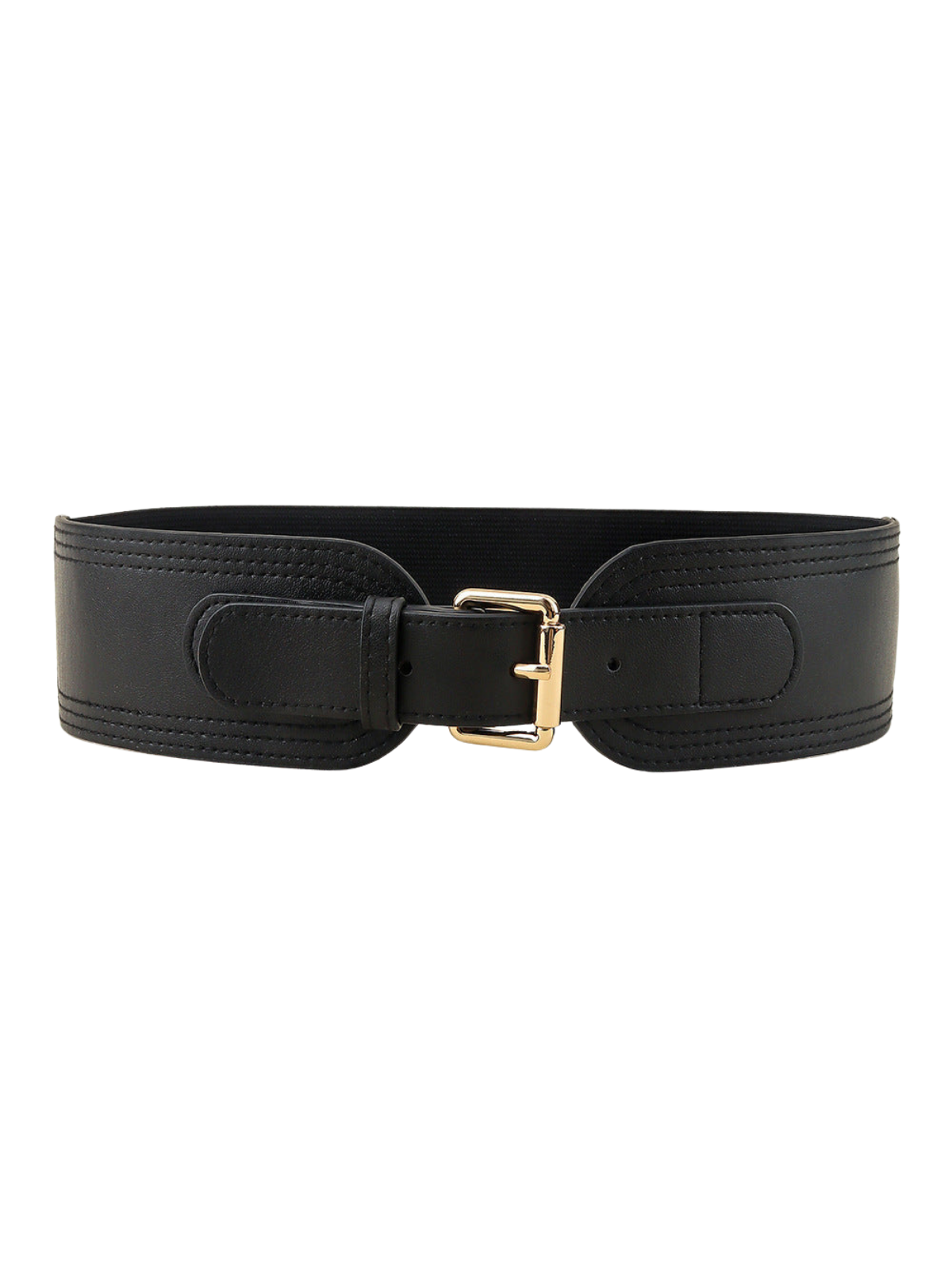 Faux Leather Buckle Corset Belt - LA FEMME WANDERER