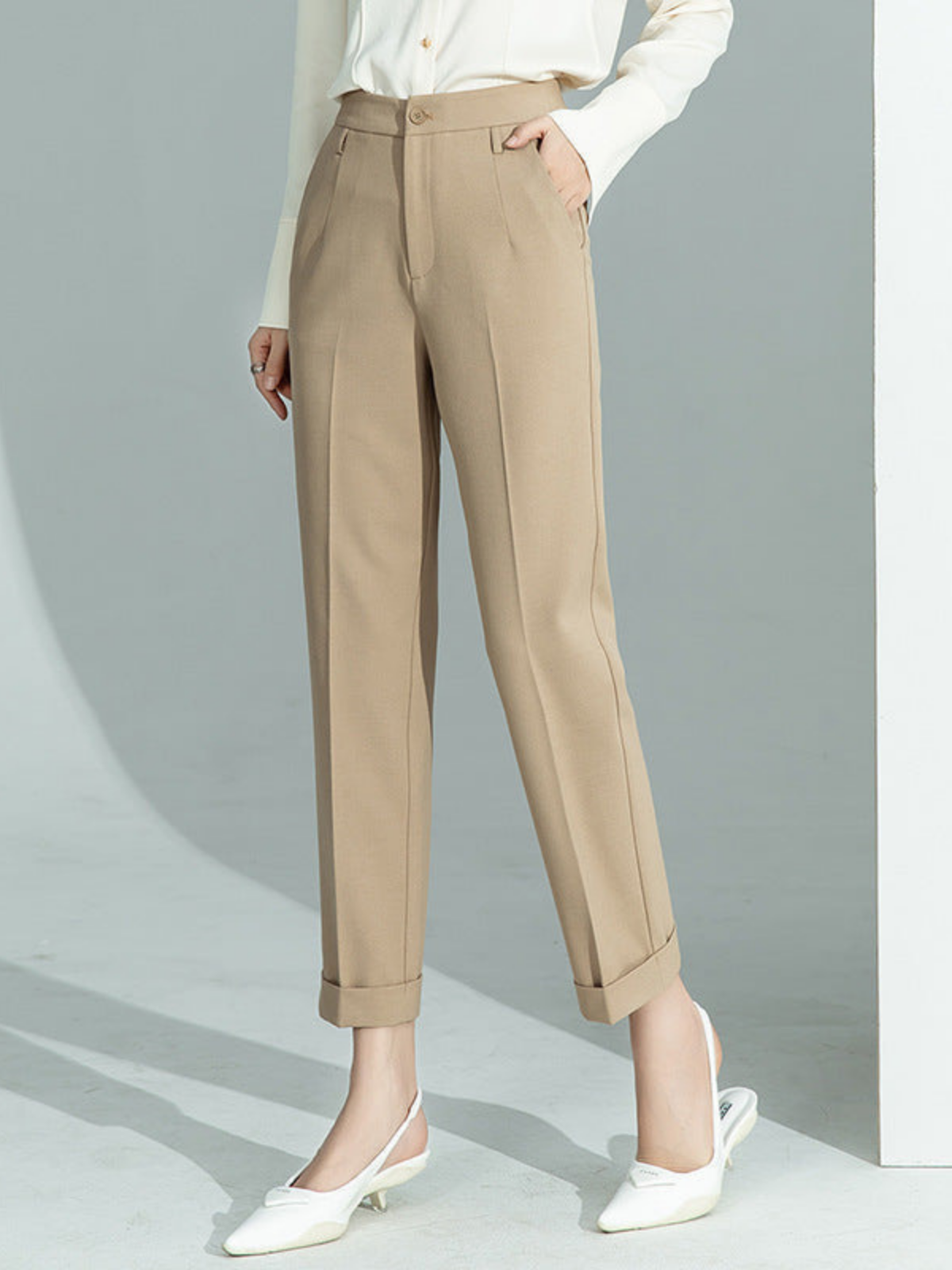 Casual Loose Work Pants - LA FEMME WANDERER