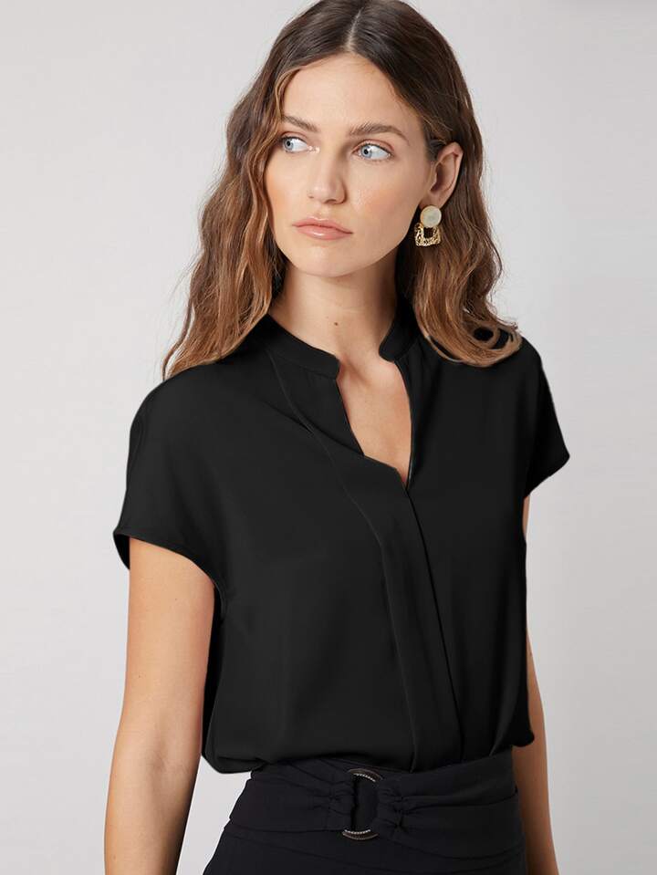Elegant Style Batwing Sleeve Top
