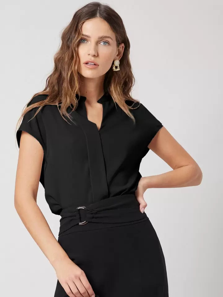 Elegant Style Batwing Sleeve Top