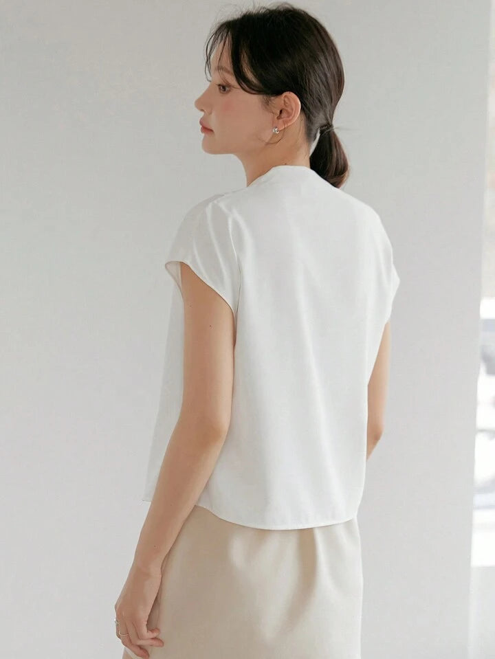Luxe Line Relaxed Workwear Top