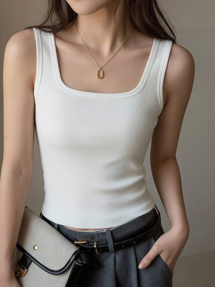 Daily Essential Soft Stretch Knit Top