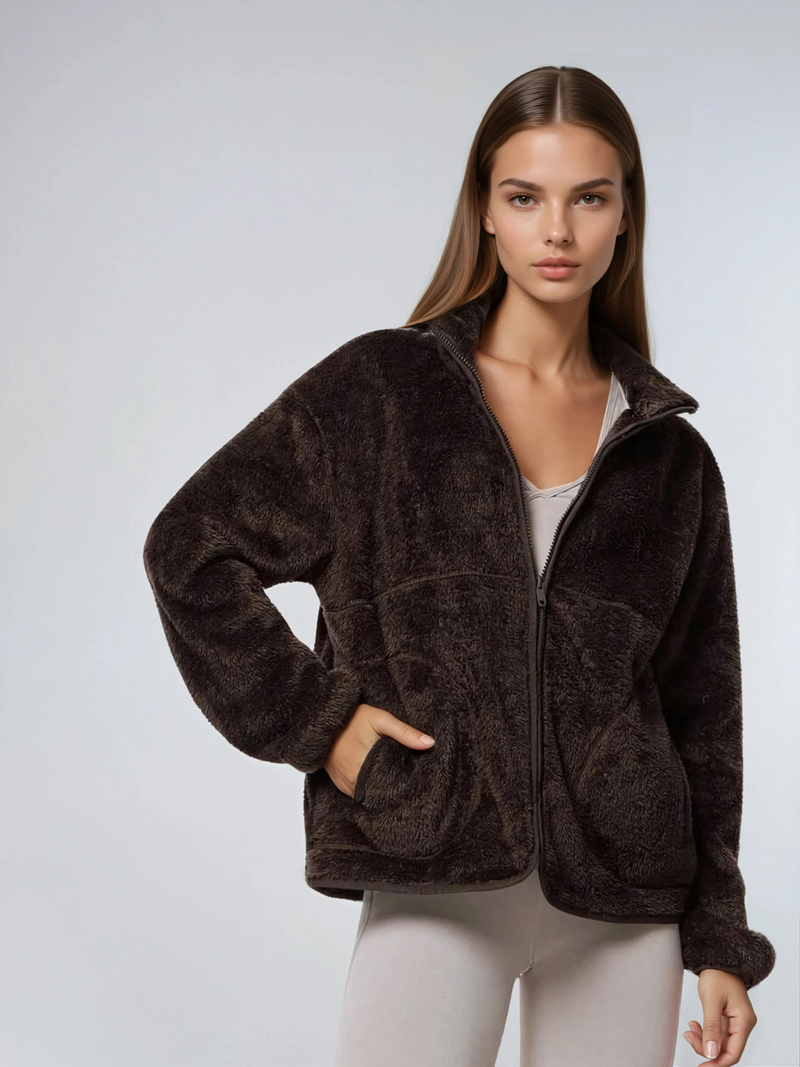 Giacca in pile con cerniera Cloudbound
