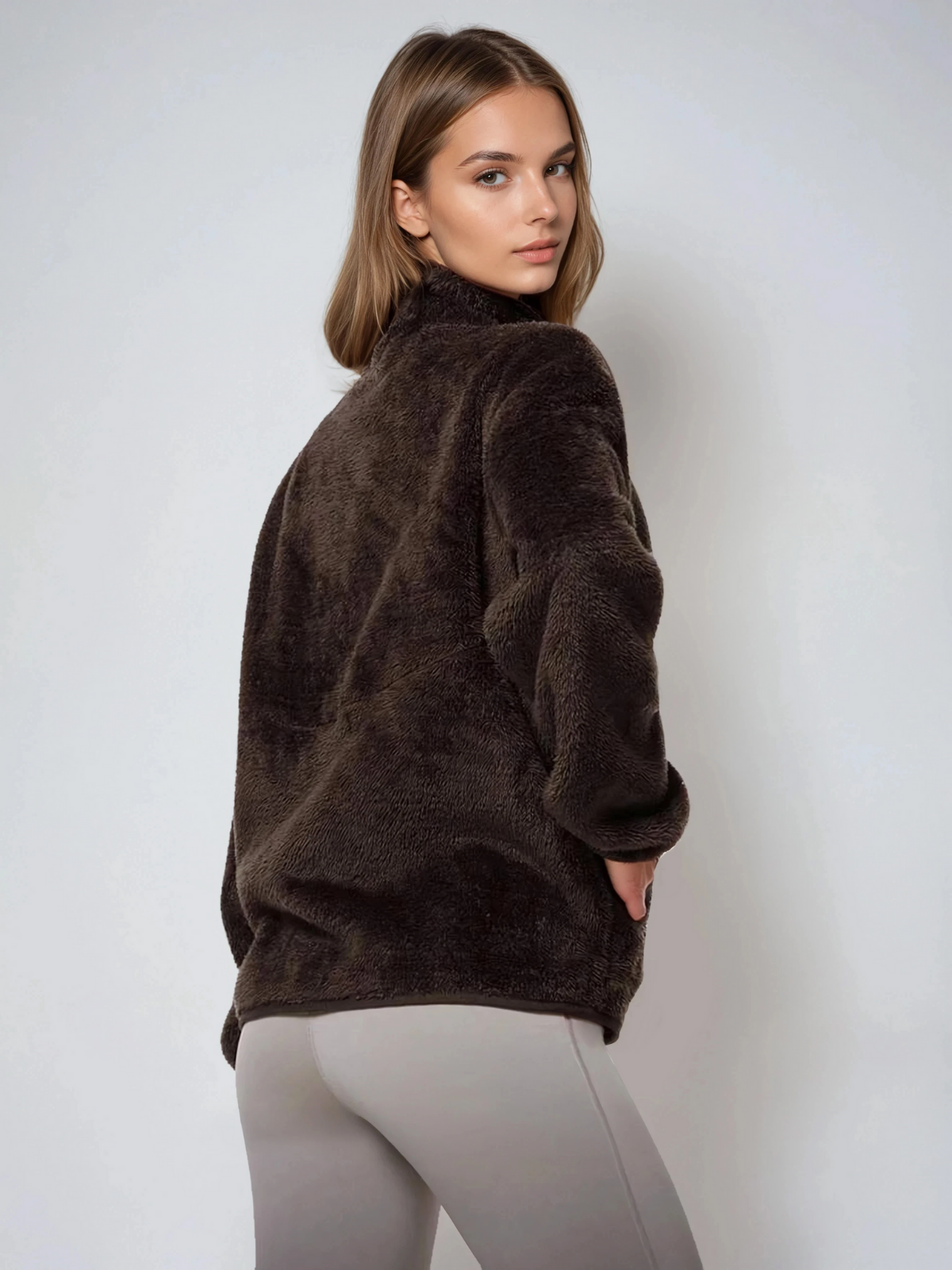 Giacca in pile con cerniera Cloudbound