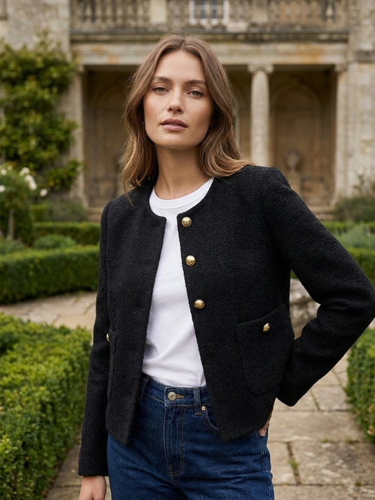 Blazer in tweed Oldmoney Aesthetics